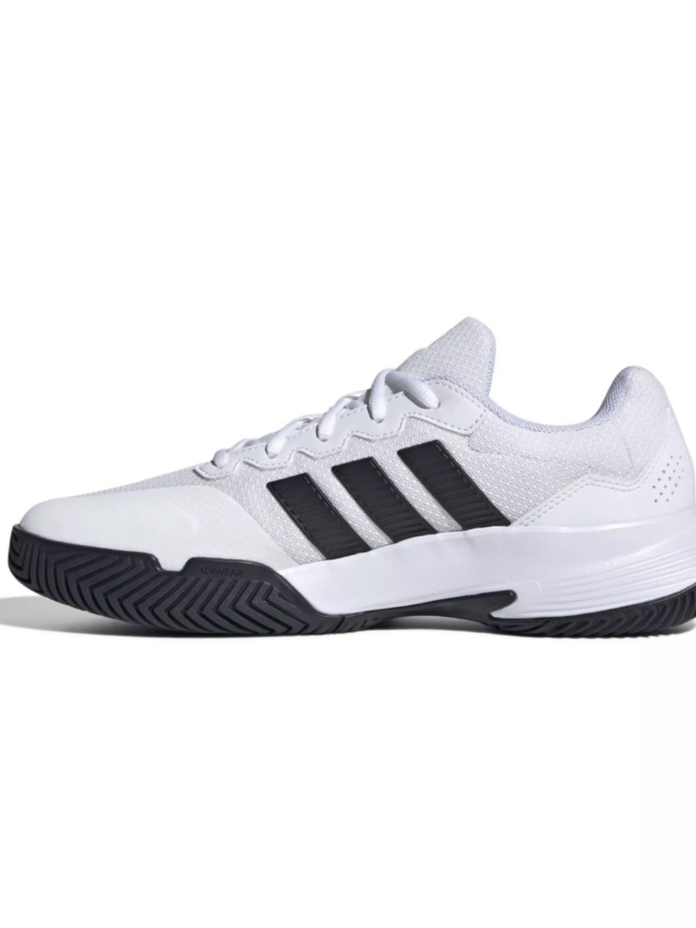 Adidas GameCourt 2 M Men's Tennis Shoes Size 10 US White Black GW2991 NEW - Picture 8 of 9
